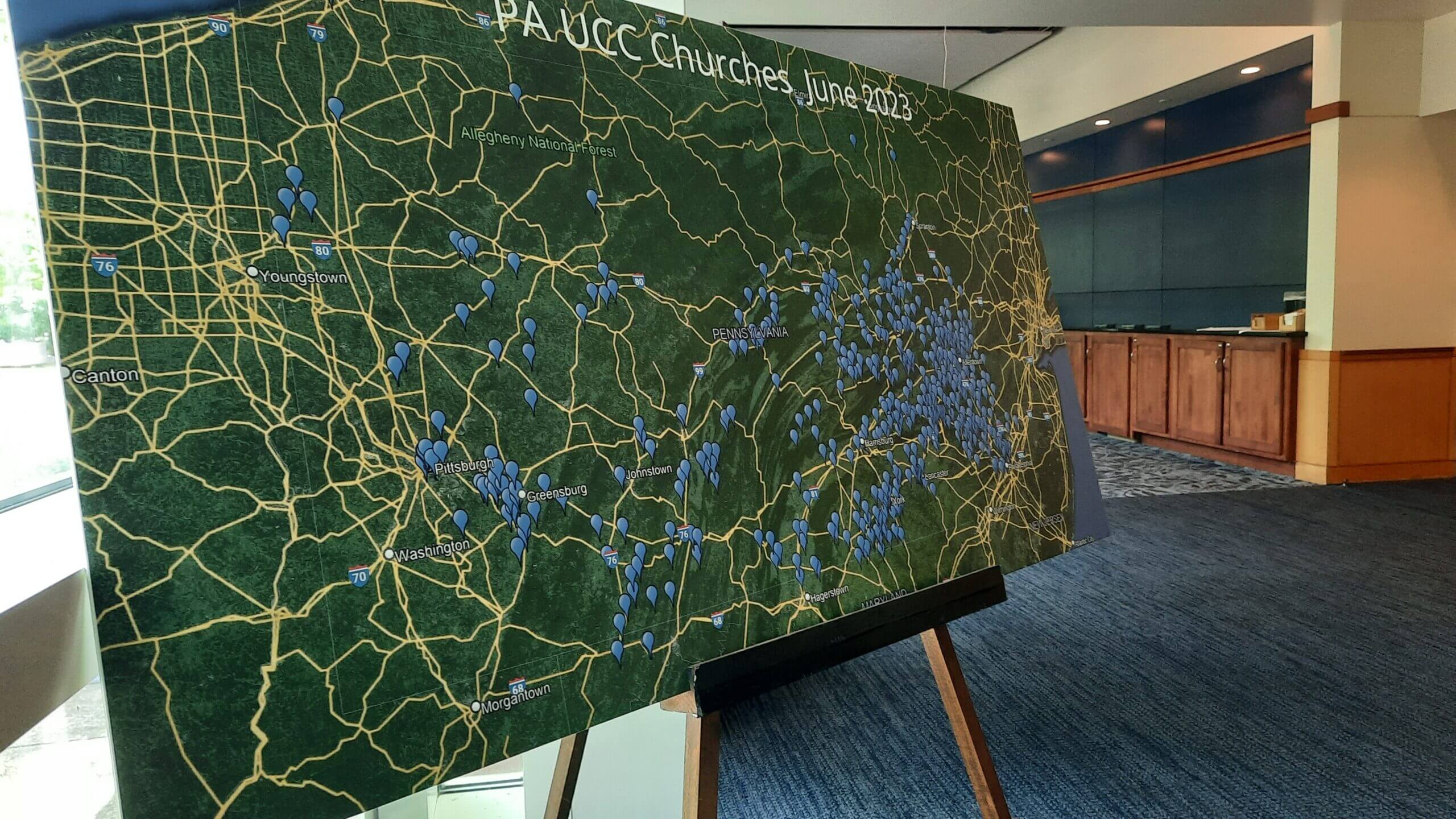 Keystone Conference Map